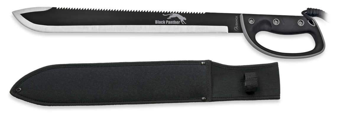 Albainox Black Panther Machete Säge